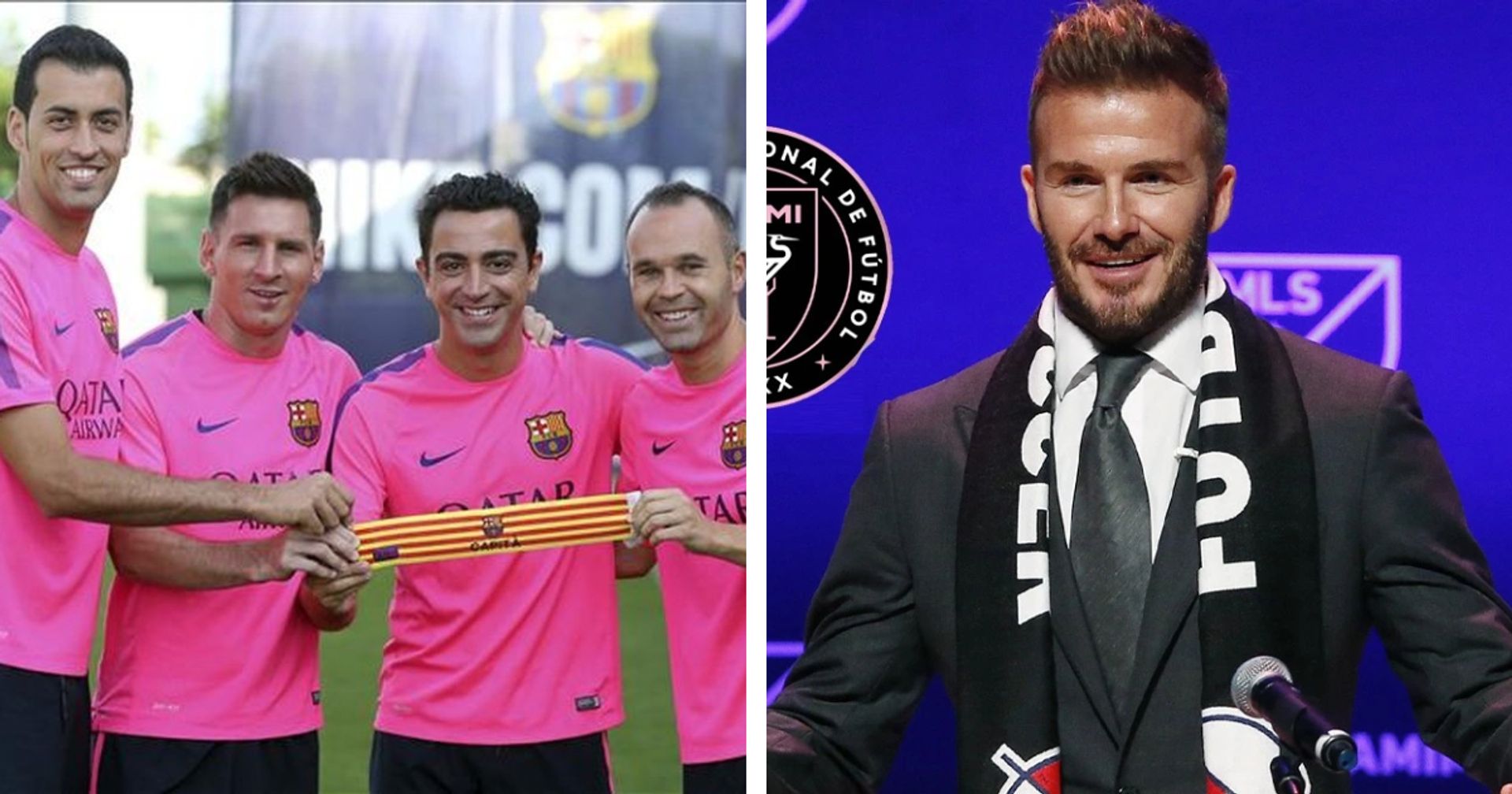 David Beckham hoping to reunite 4 Barcelona legends at Inter Miami -  Football